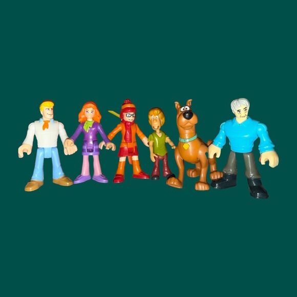 FP Imaginext Scooby-Doo Haunted Ghost Town, Transforming Mystery Machine Figures - Picture 11 of 16